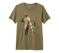 Plumes d'art Tribal Indien Indien du sud-Ouest T-Shirt Haut de Gamme