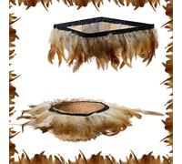 Plumes de 1 mètre pour couveuse de poussin, plaque chauffante, plumes confortables et chaudes comme une mère poule pour bébés poussins (100 cm)