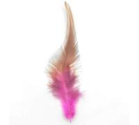 Plumes de coq, env. 10-15 cm, 50 pièces, rose