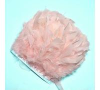 Plumes de dinde blanches (1 m) pour décoration, loisirs créatifs, robes de mariée, fêtes, décoration intérieure, ruban, couture, sang