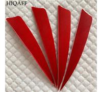 Plumes De Dinde Coupées De 4 Pouces,50 Pièces,Accessoires De Tir À L'arc,À Aile Droite/Gauche,Pour La Chasse - Type Rouge