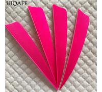 Plumes De Dinde Coupées De 4 Pouces,50 Pièces,Accessoires De Tir À L'arc,À Aile Droite/Gauche,Pour La Chasse - Type Fluorescent Pink