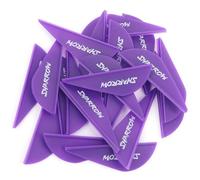 Plumes de flèche de 2 pouces,30/36/50/72 pièces,empennage en caoutchouc,palettes en plastique,arbre de flèche,bricolage,arc,accessoires de chasse et de tir - Type 30pcs Purple