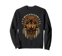 Plumes de Loup amérindiennes Sweatshirt