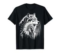 Plumes de Loup et Indiennes amérindiennes T-Shirt