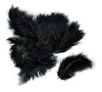 Plumes de marabout VBS, env. 15 pc. Noir