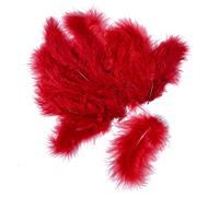 Plumes de marabout VBS, env. 15 pc. Rouge