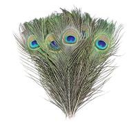 Plumes de paon, 50 pièces, œil de queue, plumes naturelles pour décorations artisanales DIY