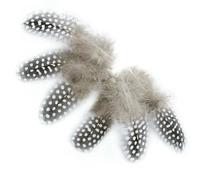Plumes de pintade naturelles et douces, 5 à 10 cm, pour loisirs créatifs, bijoux, boucles d'oreilles, décoration, 50 pièces