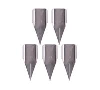 Plumes de stylo plume standard EF F avec pointe haute dureté pour une écriture fluide et longue durée de remplacement des pointes EF F