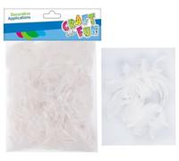 Plumes décoratives blanches 20-30cm 16g