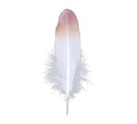 Plumes d'oie à paillettes dorées, 24 pièces, for artisanat, 6-8 pouces, accessoires de bijouterie, Plume naturelle, décoration de fête de mariage(P2)