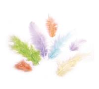 Plumes Duvetées Couleurs Pastels 3-10 Cm 10 G