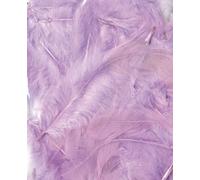 Plumes Ébouriffées Mauve Clair 3 G Lg 8 À 12 Cm