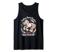 Plumes, Flow Freedom Gypsy Vanner Equestrian Débardeur