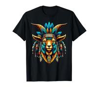 Plumes indiennes de chèvre amérindienne T-Shirt
