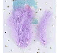 Plumes lilas garniture frange boa violet autruche coq dinde plumes tissu décoration plume pour artisanat couture-500PCS A-