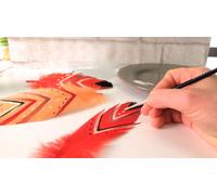 Plumes Nageoire D'oie Teintes Chaudes 20g