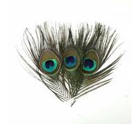 Plumes naturelles de faisan, paon, petit aigle, poule, autruche, décoration, accessoires de loisirs créatifs, création de bijoux - N° 26 (20 pièces)