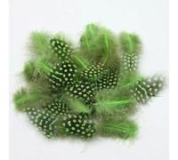 Plumes naturelles multicolores 4,5-8 cm 2-4 pouces Plume de poulet tachetée de perles pour artisanat bijoux accessoires Plumes-Fruit vert-4,5-8 cm 200 pièces
