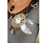 Plumes Pintades Naturelles 8cm