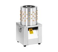 Wiesenfield WIE-QP-30 Plumeuse Volaille Caille Rotative Machine ? Plumer Déplumer (120 W, 1 caille/min, ? 30.5 cm, 113 doigts)