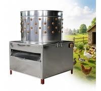 Plumeuse à la Volaille en Acier Inoxydable, Éplucheuse volaille Automatique | Pour Poulet De Volaille, Oiseau, Canard, Dinde, Caille, Retrait Rapide des Plumes est robuste, pour les petites volailles