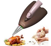 Plumeuse à Poulet Manuelle, Rechargeable, Avec éclairage, Réglage Automatique De La Tension, Tête Conique élastique En Acier Inoxydable, élimine Les Plumes Fines, Idéale Pour La Dinde