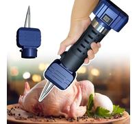 Plumeuse de poulet portative, plumeuse de plumes volaille électrique, élimination automatique des plumes rechargeable avec tête conique rechange,gère facilement les petites plumes/poils courts