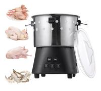 Plumeuse de volaille électrique, machine de plumage automatique de volaille, machine de cueillette professionnelle d'enlèvement de plumes de plumeuse de volaille, pour oie de canard de volaille