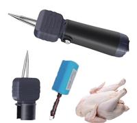 Plumeuse électrique rapide pour poulet, avec cône remplaçable en acier inoxydable, machine à plumer portable rechargeable, pour poulet, canard, oie, oiseau, dinde, volaille, enlève les plumes fines
