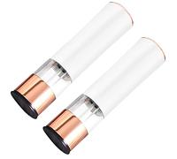 Plumflex Lot de 2 moulins à sel et poivre automatiques alimentés par piles - Blanc