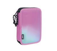 Plumier À 2 Compartiments Avec Contenu Sunset, Rose