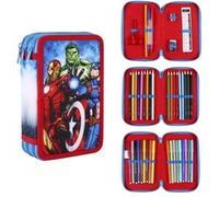 Plumier avec accessoires 3 niveaux Avengers G
