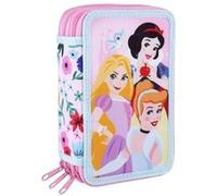 Disney Trousse scolaire Plumier 3 niveaux Princesses avec accessoires