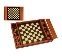 Plumier Dames Echec en bois - Jeu de plateau - Mixte