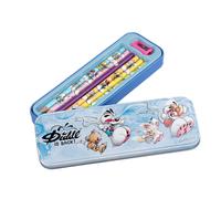 Plumier métal Diddl avec 6 crayons de couleur Multicolore