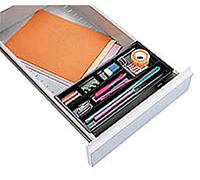 Plumier pour tiroir 7 compartiments noir