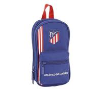 Plumier sac à dos Atlético Madrid - 33 pièces - Polyester - Noir