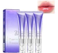 Plumping & Anti-Wrinkle Hydrating Lip Serum,Color-changing Lip Plumper Serum,Lips Care Serums,Hydrating & Reduce Fine Lines (3Pcs Pink)