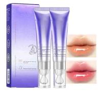 Plumping & Anti-Wrinkle Hydrating Lip Serum,Color-changing Lip Plumper Serum,Lips Care Serums,Hydrating & Reduce Fine Lines (Orange+Pink)