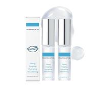 Plumping Lip Shot, Lip Plumper, sérum repulpante à lèvres avec acide hyaluronique, Hydrating Lip Plumper Shot, Huile à essence pour la lèvre pour lèvres sèches, Lignes de lissage (2pc)