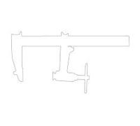 PLUNGER Screw Clamp 30X9 cm