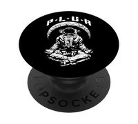 Plur Peace Love Unity Respect Techno Rave EDM Astronaute PopSockets PopGrip Adhésif