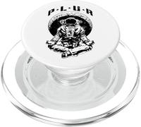 Plur Peace Love Unity Respect Techno Rave EDM Astronaute PopSockets PopGrip pour MagSafe
