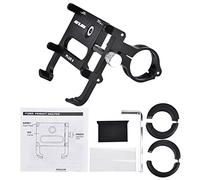 Plus 9, Plus 6,Vélo Support de Montage pour téléphone Portable Rotation à 360 ° Alliage d'aluminium réglable Universel Portable Support de Guidon pour GPS Support de Fixation