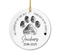 Plus À Mes Côtés Ornement Suspendu Céramique Décoration De Noël A Suspendre Drôle Pendentif De Noël pour Fête Salon Festival