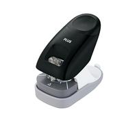 PLUS Agrafeuse sans agrafes de bureau 2en1- perforeuse -10 feuilles - Noir