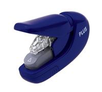 PLUS Agrafeuse sans agrafes zéro effort, staple-free Stapler, jusqu’à 5 feuilles - Bleu