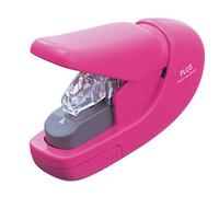 PLUS Agrafeuse sans agrafes zéro effort, staple-free Stapler, jusqu’à 5 feuilles - Rose